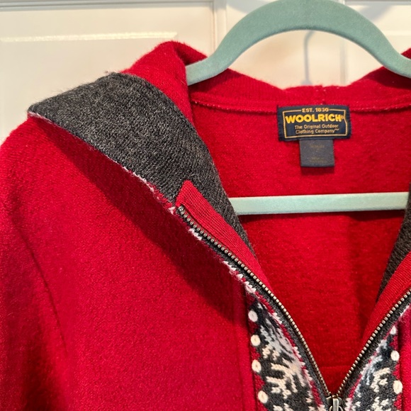 Vintage Woolrich Hooded Sweater Jacket - Picture 2 of 10